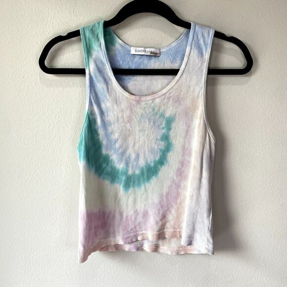 Daydreamer Tie Dye Crop Tank L - Picture 1 of 8
